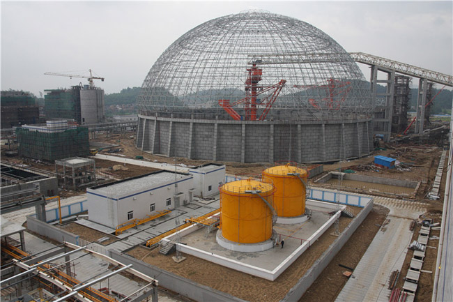 唐山发电厂网架结构