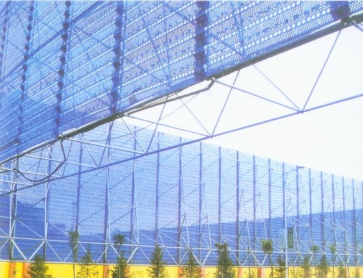唐山环保扫风墙网架工程